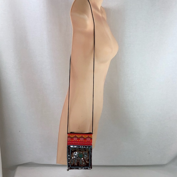 Elephant glittery over shoulder bag - Picture 4 of 5